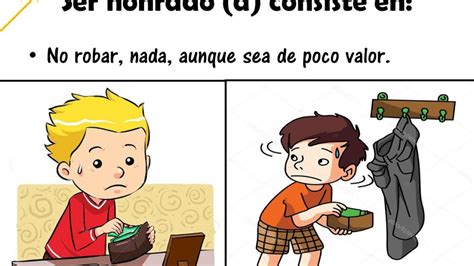 LA HONRADEZ | Honradez, Imagenes de los valores, Honestidad para niños