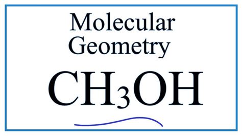 CH3OH Molecular Geometry / Shape and Bond Angles (Methanol) - YouTube