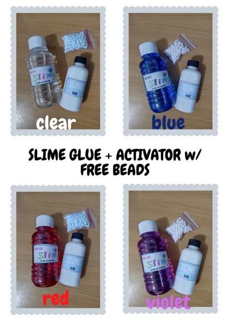 Slime Glue & Activator w/ FREE Beads | Lazada PH