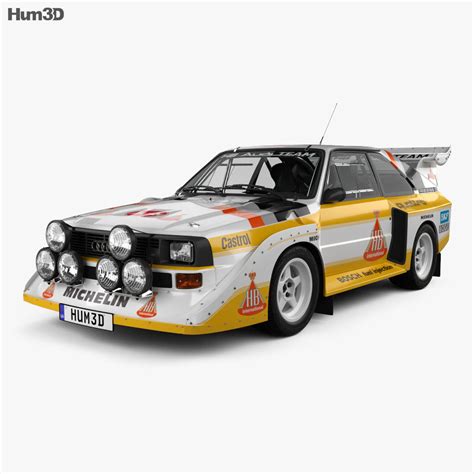 Audi Quattro Sport S1 E2 1985 3D model - Vehicles on Hum3D