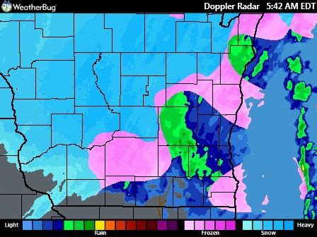 Manitowoc Wisconsin Doppler Radar Map