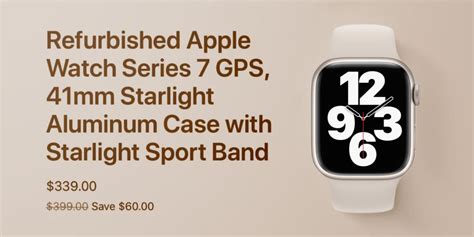 Apple is now selling refurbished Apple Watch Series 7 models - Crast.net