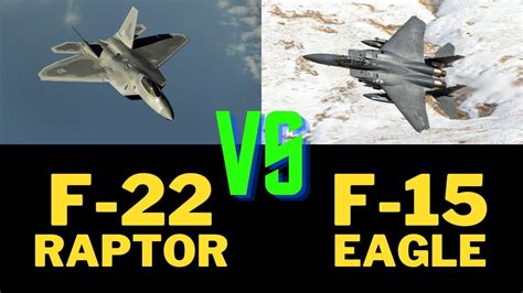 Air superiority showdown: F-15 Eagle vs. F-22 Raptor! - Fighter Aircraft