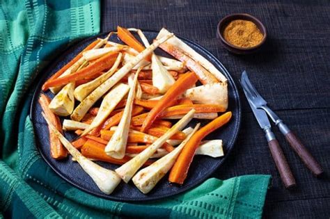 Roasted Parsnips & Carrots - The Kitchen Magpie