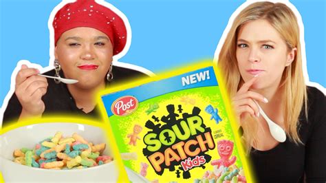 People Try The New Sour Patch Kids Cereal