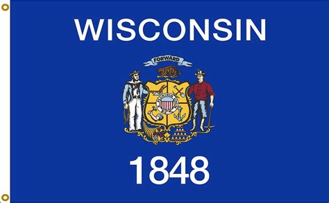 Wisconsin State Flags | Falls Flag Source