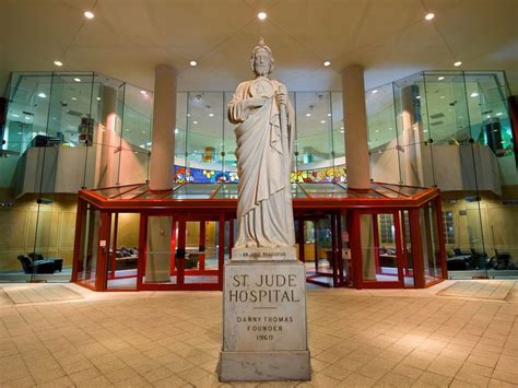 St. Jude Statue at Entrance... - St. Jude Children's Research Hospital Office Photo | Glassdoor