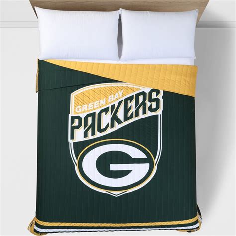 Cathay Sports Green Bay Packers Dark Green/Gold 104-in x 90-in Blanket ...