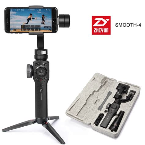 Zhiyun Smooth 4 3 Axis Handheld Smartphone Gimbal Stabilizer VS Zhiyun Smooth Q Model for iPhone ...