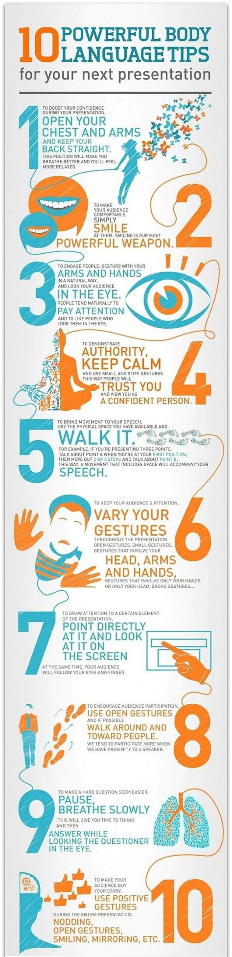 10 Powerful Body Language Tips - 19 Body Language Infographics that Will Help You with ...