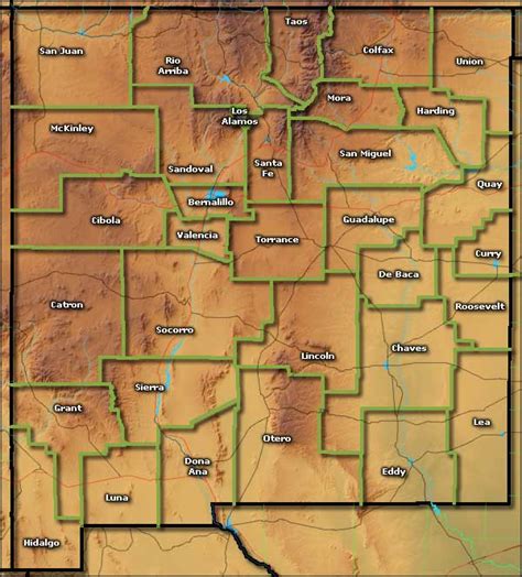 Map Of Northern New Mexico - Maping Resources