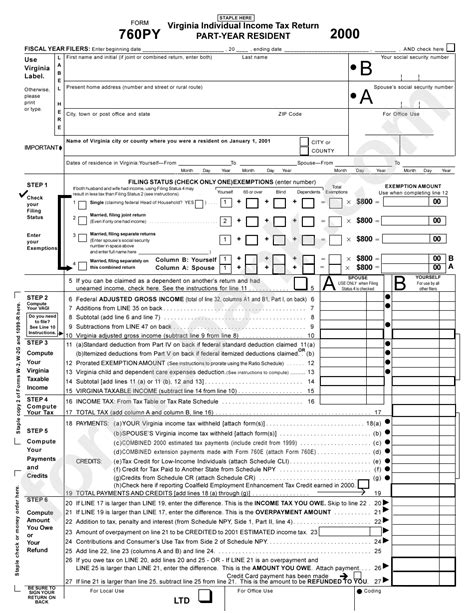 Free Printable State Tax Return Forms - Printable Forms Free Online