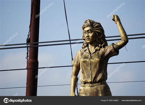 Monument Marsinah She Posthumously Awarded Yap Thiam Hien Award Her – Stock Editorial Photo ...