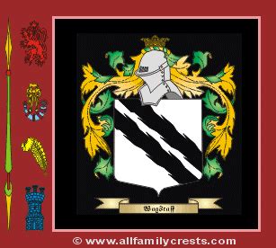 Wagstaff family crest and meaning of the coat of arms for the surname Wagstaff, Wagstaff name origin