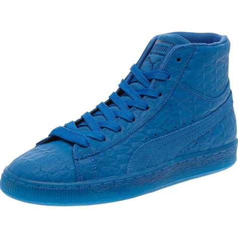 Puma Suede Me Iced Mid Men's Sneakers in Blue for Men | Lyst