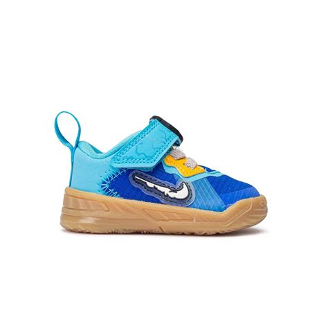 nike toddlers lebron 18 low racer blue white baltic blue