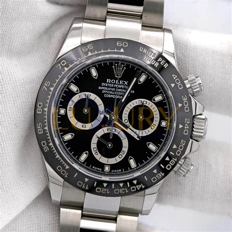 Rolex 116500LN Cosmograph Daytona Black Stainless Steel Men's Watch