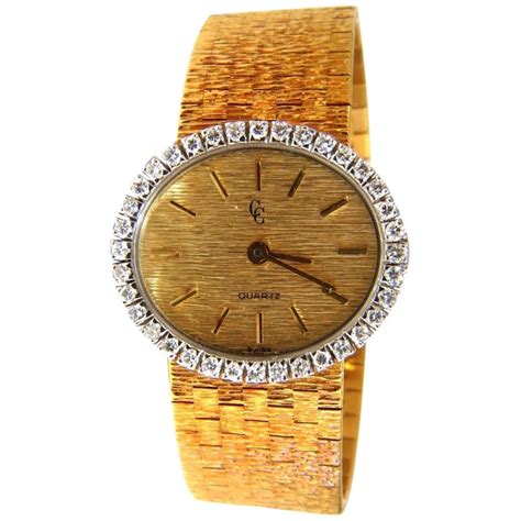 Concord Ladies Diamond Watch 18 Karat For Sale at 1stDibs