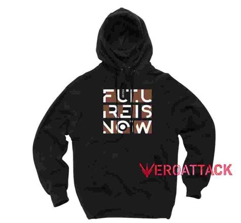 Future Is Now Black color Hoodies