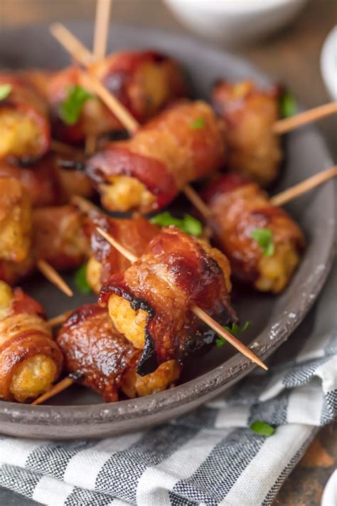 Bacon Wrapped Tater Tots Recipe (Sweet & Spicy!) - The Cookie Rookie