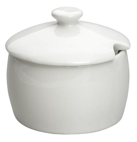 Royal White New Bone Sugar Bowl with Lid 250 cc Singapore - Pantry Pursuits