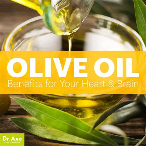 Olive Oil Benefits for Your Heart & Brain - Dr. Axe