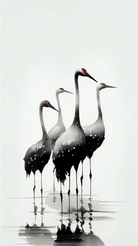 Flock flamingos animal bird ciconiiformes | Premium Photo Illustration ...