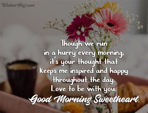 90+ Good Morning Messages For Wife - WishesMsg