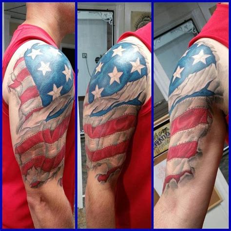 101 Awesome American Flag Tattoo Ideas! - Outsons