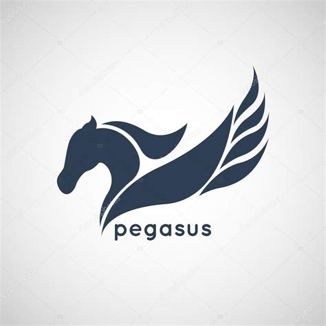 Vecteur de logo pegasus — Image vectorielle ilovecoffeedesign © #78010152