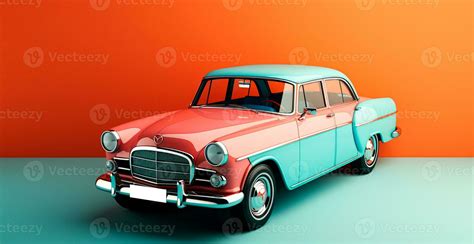 AI generated Retro car on isolated background - AI generated image 35132738 Stock Photo at Vecteezy