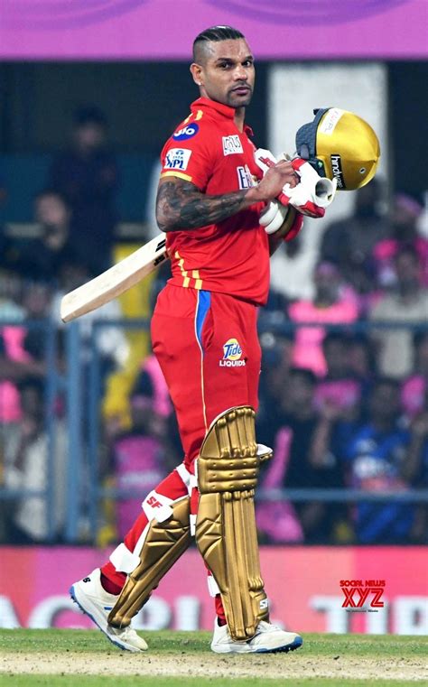 Guwahati: PBKS captain Shikhar Dhawan during the IPL 2023 match # ...