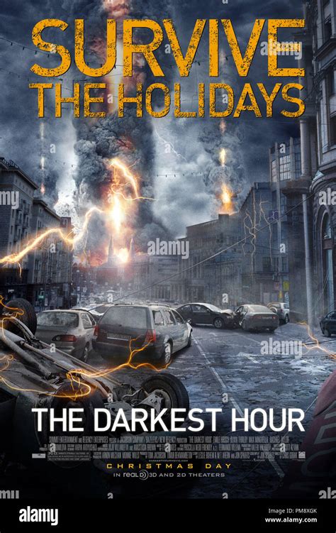 "The Darkest Hour" 2012 - Poster Stock Photo - Alamy