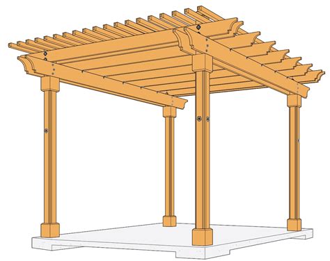 10 X 12 Pergola Plans Pdf File DIY Simple Pergola Plan Modern - Etsy Canada