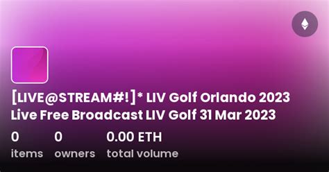 [LIVE@STREAM#!]* LIV Golf Orlando 2023 Live Free Broadcast LIV Golf 31 ...