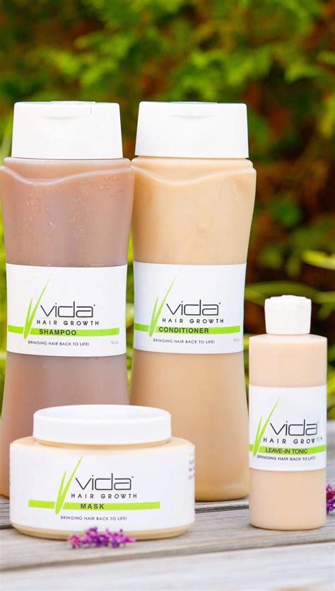 4-Item Hair Growth Set — Vida Hair Growth Products #hairgrowth #HealthyHairCareTipsForWomen ...