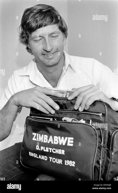 Duncan Fletcher captain of Zimbabwe Cricket team, pictured in his hotel ...