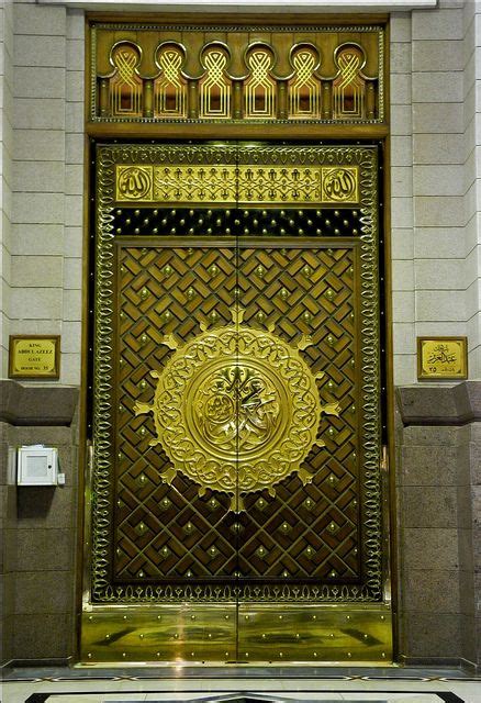 Mosque of the Prophet (Masjid-e-Nabvi) Madina (26 of 30) | Beautiful doors, Mosque, Entrance doors