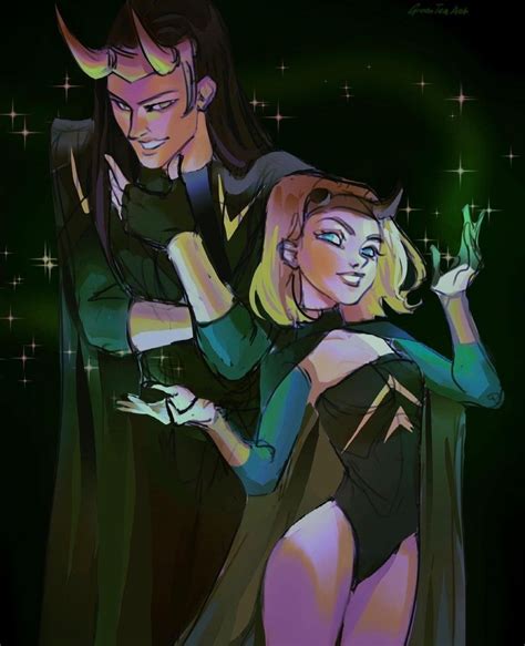 loki and sylvie | Marvel, Arte de marvel, Heroe