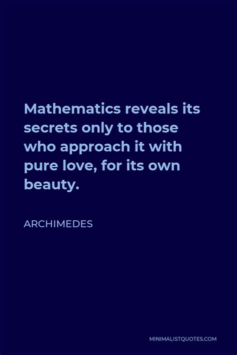 Archimedes Math Quotes