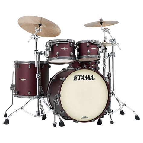 Tama Starclassic Maple MA42TZUS-FBM 22" Flat Burgundy Metallic ...