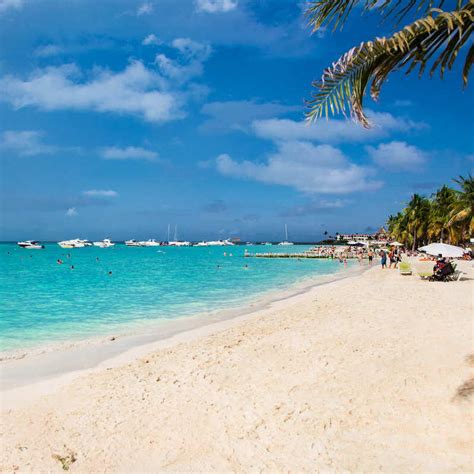 Playa Norte In Isla Mujeres Island, Quintana Roo, Mexican Caribbean ...