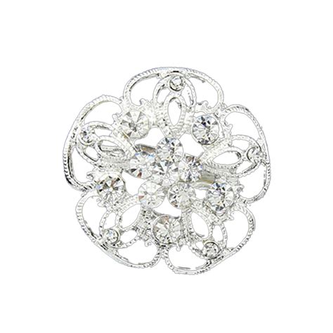 Clothes Badge Exquisite Decoration Flower Heart Rhinestone Brooch Pin Women | eBay