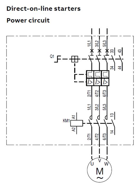 Meaning of symbols used in ABB contactor circuit - Electrical ...