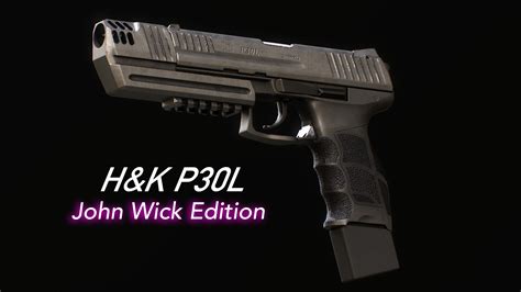 ArtStation - H&K P30L - John Wick Edition | Game Assets