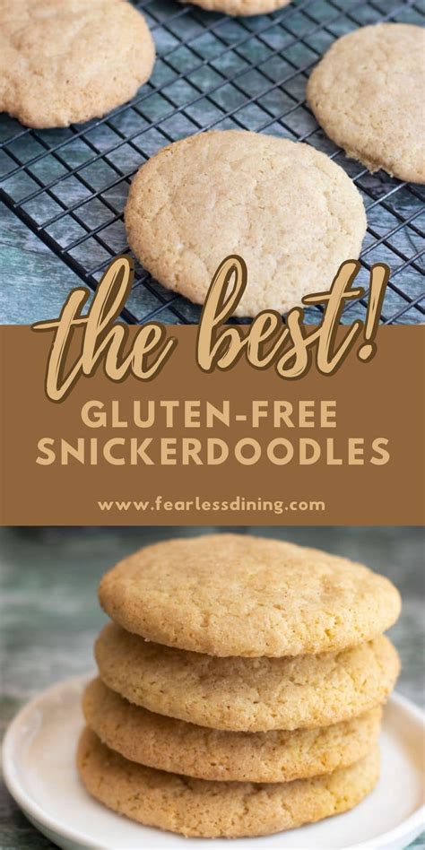 Easy Gluten Free Snickerdoodles Cookies - Fearless Dining