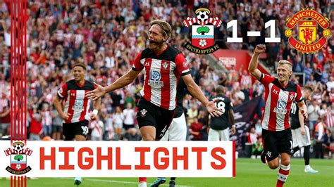 FULL HIGHLIGHTS: Southampton 1-1 Manchester United - YouTube