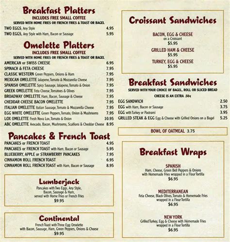 Broadway Bagels Menu, Menu for Broadway Bagels, Upper West Side, New ...