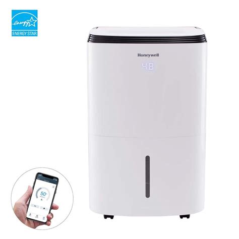 Honeywell Smart WiFi Energy Star Dehumidifier for Basements & Large ...