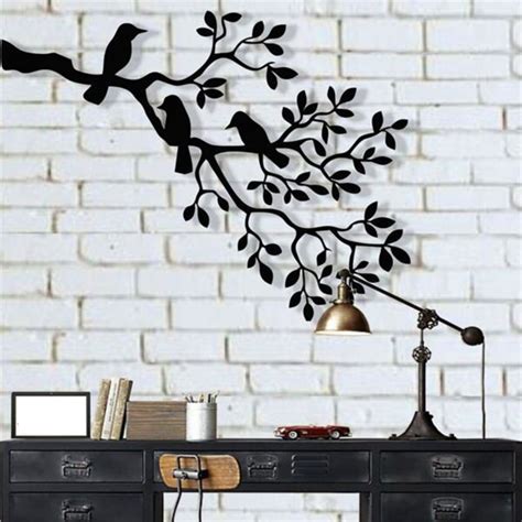 Red Barrel Studio METAL WALL ART, METAL BIRDS ART, METAL WALL DECOR, BIRDS ON BRANCH, BIRDS ...